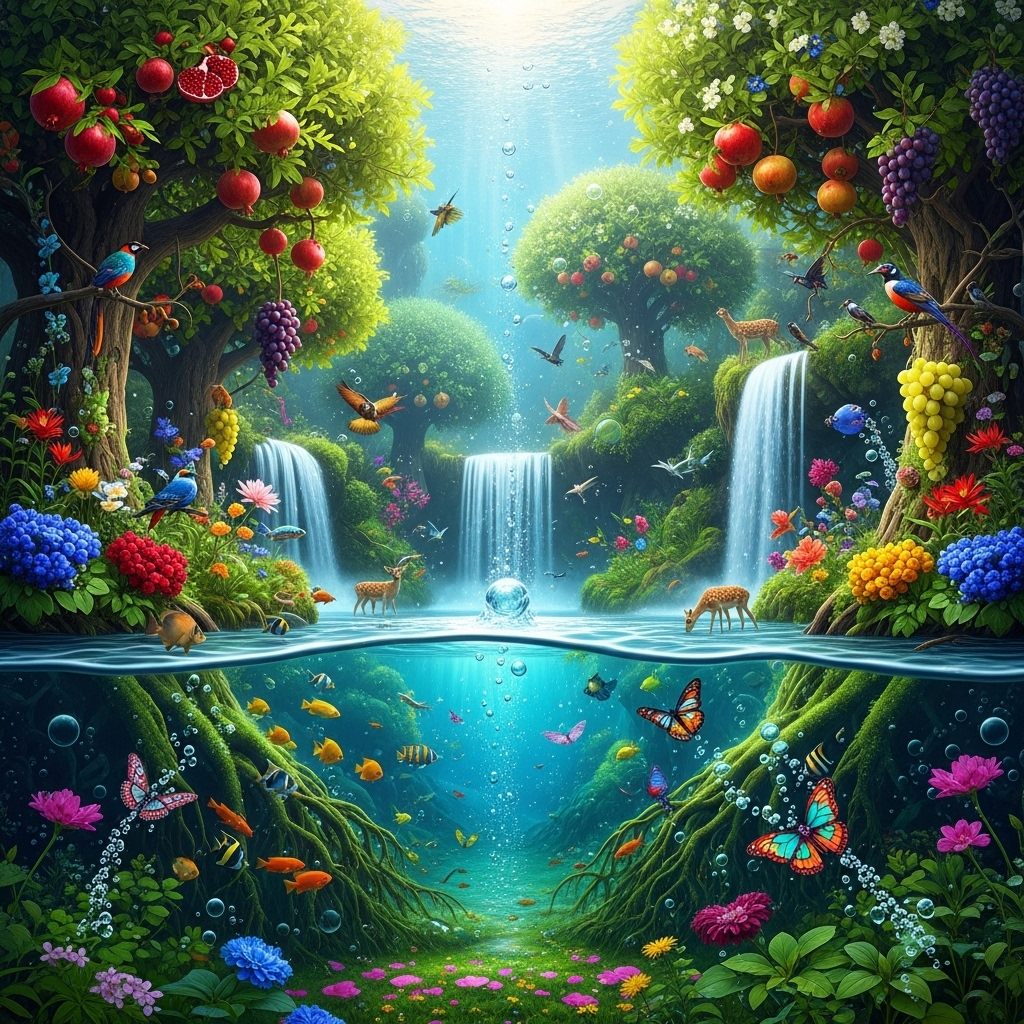 جنة طبيعية - ذكاء اصطناعي